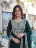 Damen Designer Faux Georgette Sharara Salwar Kameez Indisch Bollywood Partywear Salwar Anzug