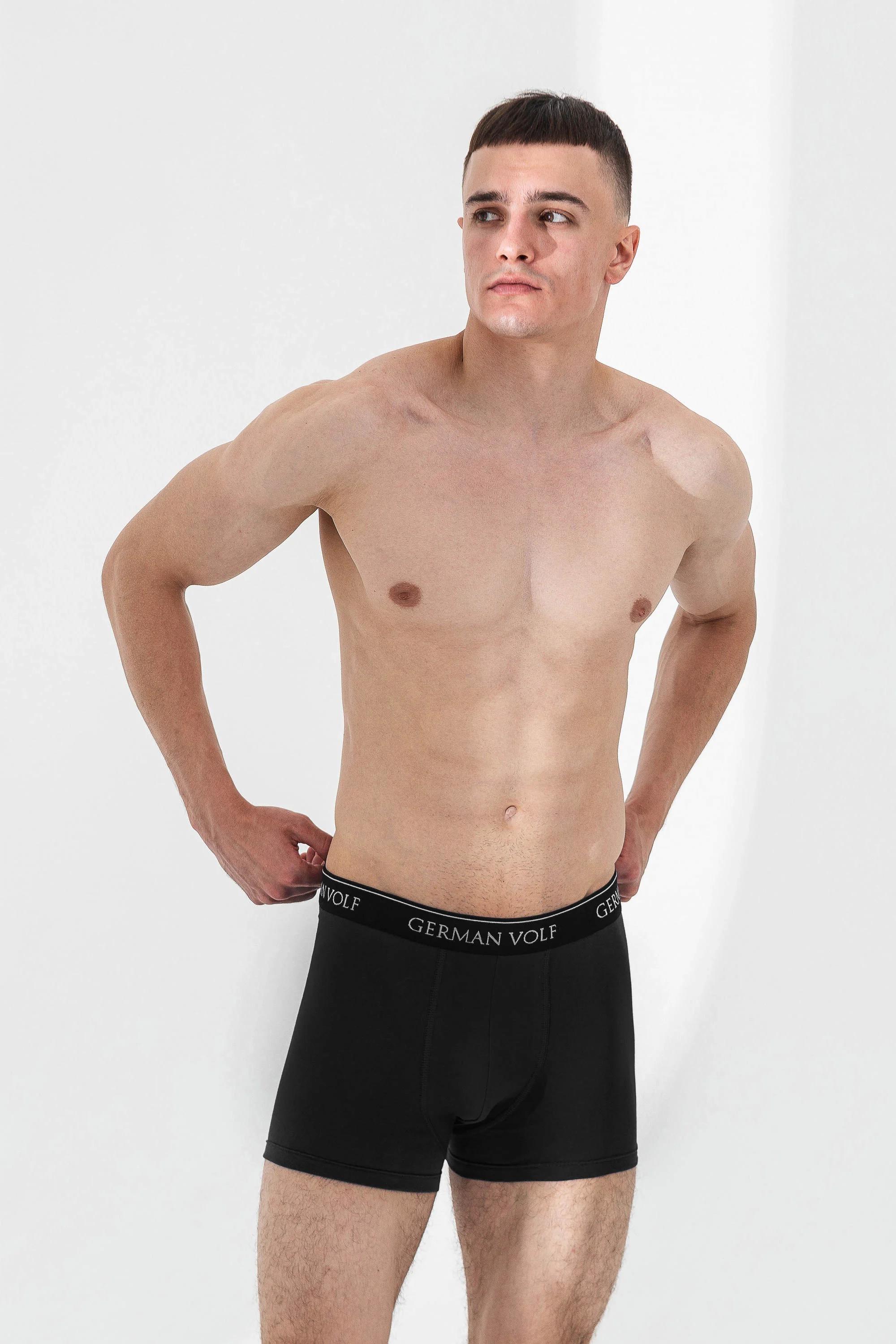 

Боксери труси, 2 штуки German Volf (85226) 46(S) прозорий колір чорний