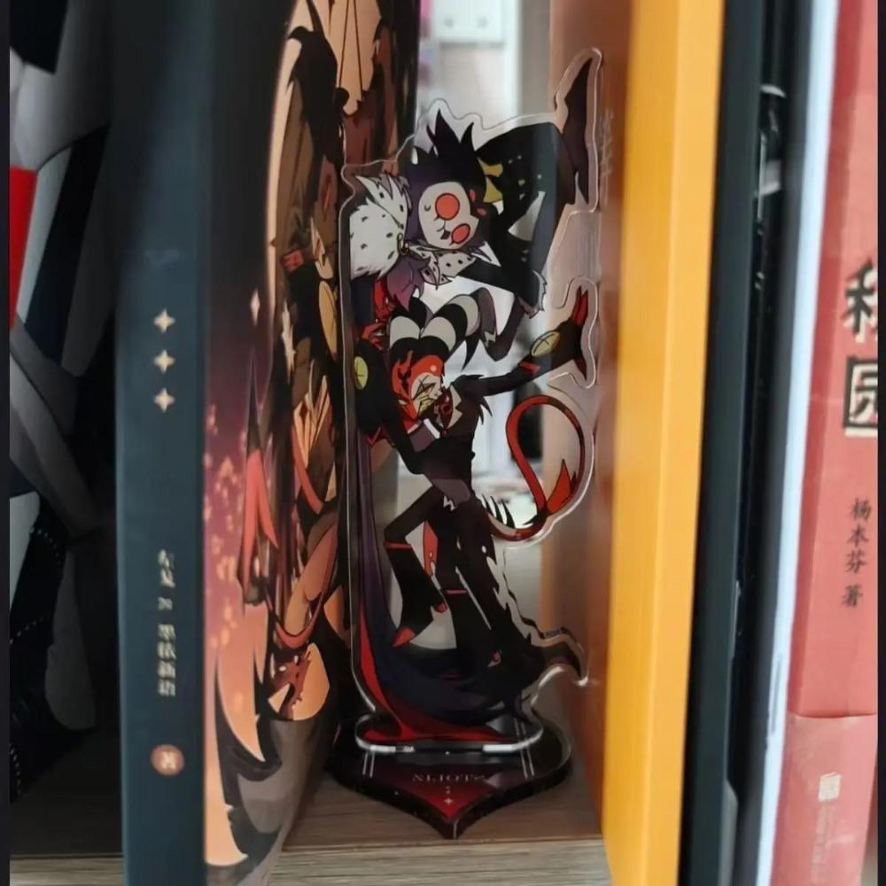 Hazbin Anime Peripherals Blitzo Figurine Standing Plate Resist Stolas Figure Acrylic Stand Collectible Desktop Ornament Toy Gift