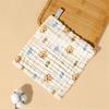 Gentle & Breathable Cotton Towel Handkerchief Wipes Baby Washcloth 6 Layers Baby Bibs Versatile Square Wipes for Bathing