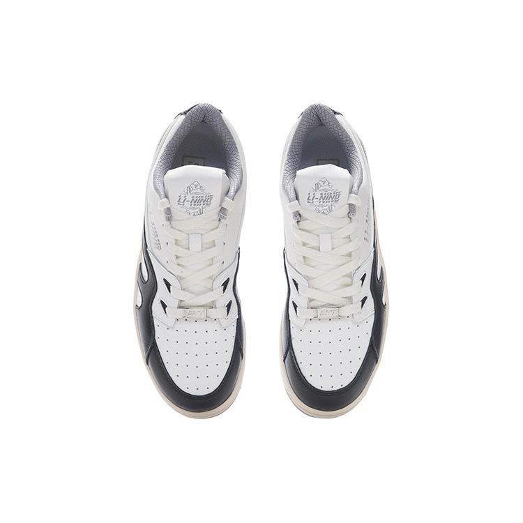 new LiNing 937 Low Top Skateboard Shoes Men's Black White
