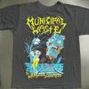 MUNICIPAL WASTE Camiseta negra de manga corta Cabeza Cortada Unisex