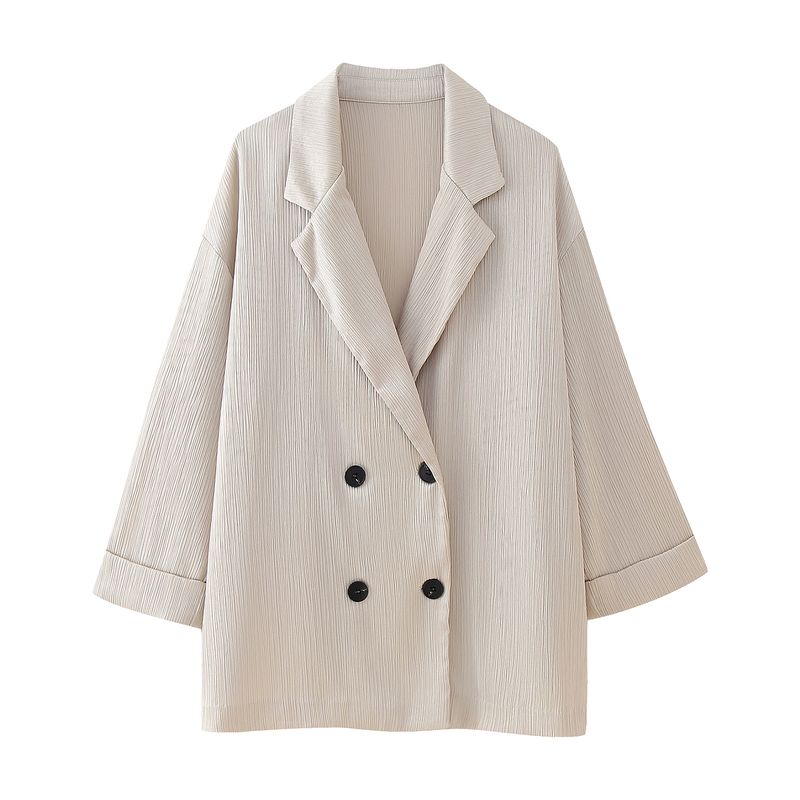 Kaslead New Arrival Women's Fashion Style Ruffled Suit Outwear Casual Pants 4387127 4387027