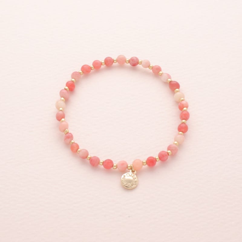 Rita Monica Coral Bead Bracelet