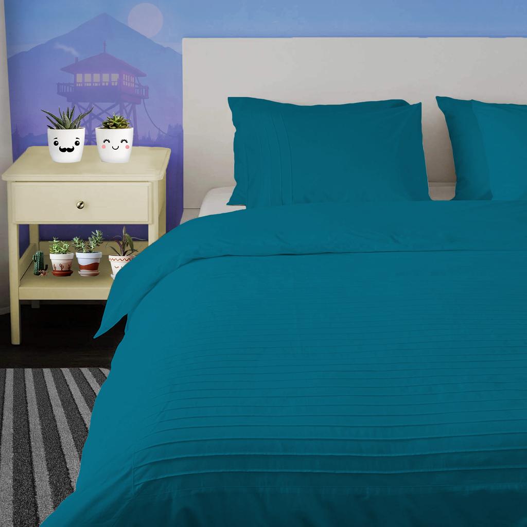 Moroccan Streak 3PC Duvet Cover Set in 100% Egyptian Cotton, 600TC - Multi Sizes & Colors