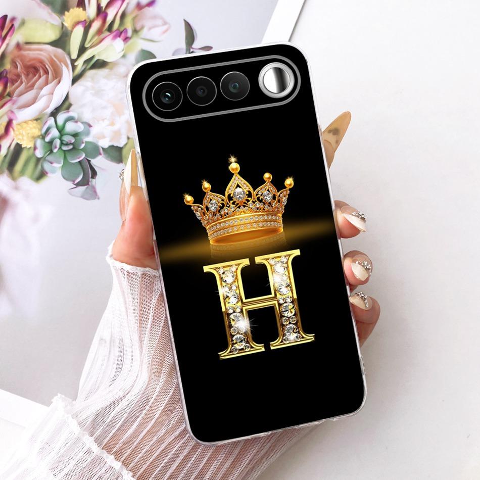 For Realme 16 RMX5171 2026 Fashion Crown Letter Phone Case For Realme 16 5G Soft Silicone TPU Cases