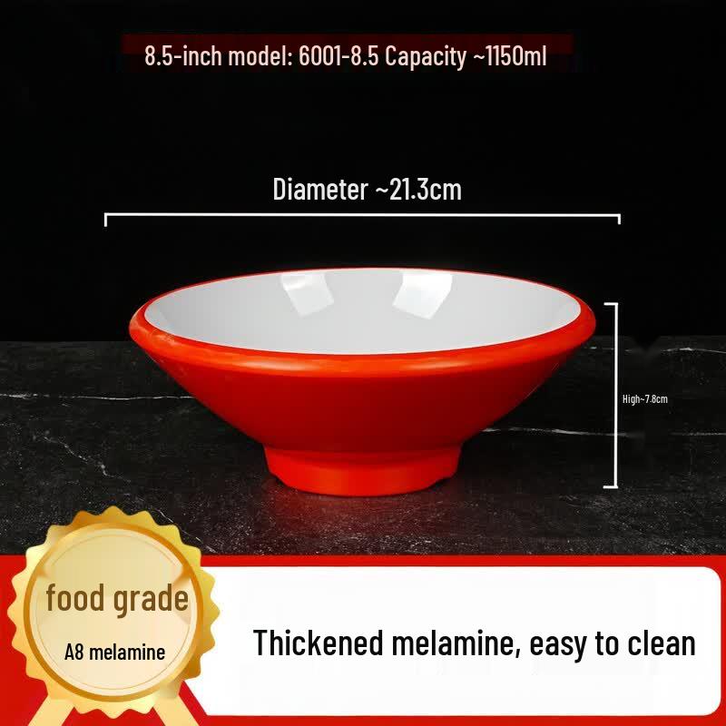 Dirien Melamine Extra Thick Noodle Bowl