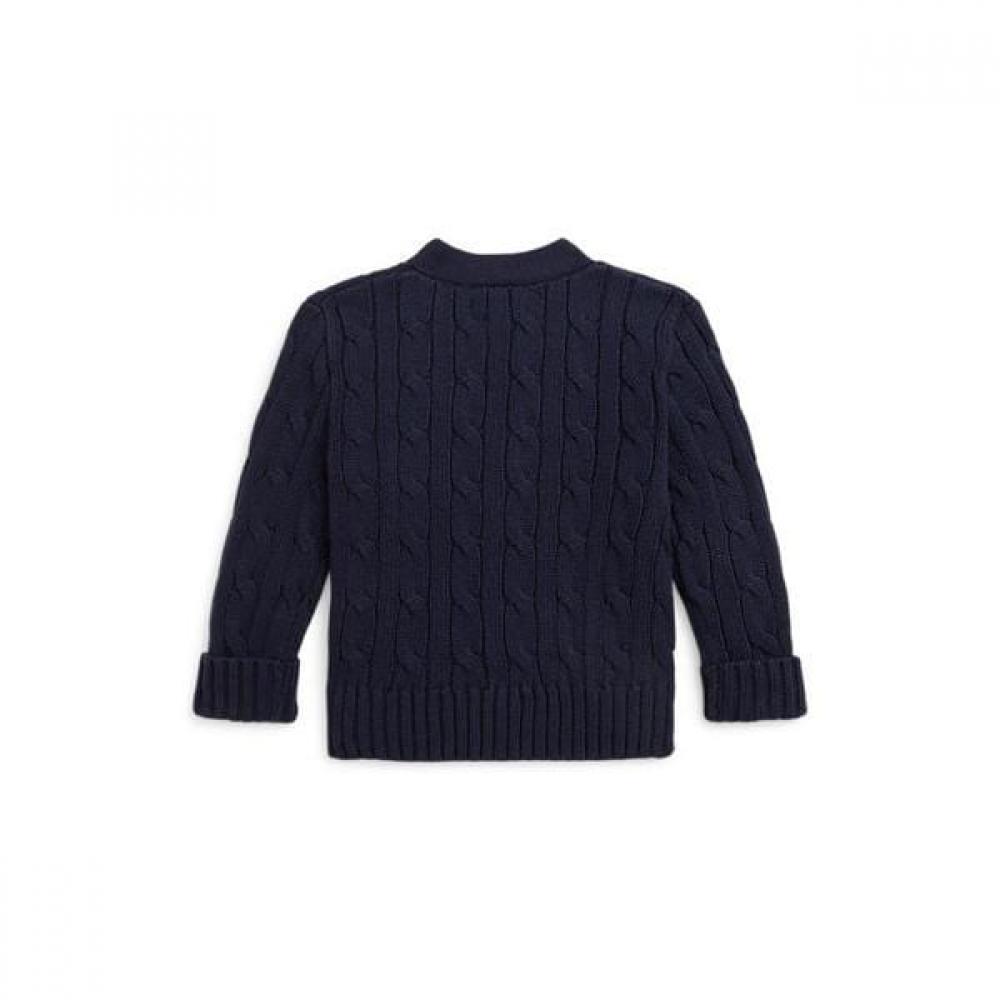 Ralph Lauren Baby Boys  Cable Knit Cotton V Neck Cardigan  Cwposwei6820248410 