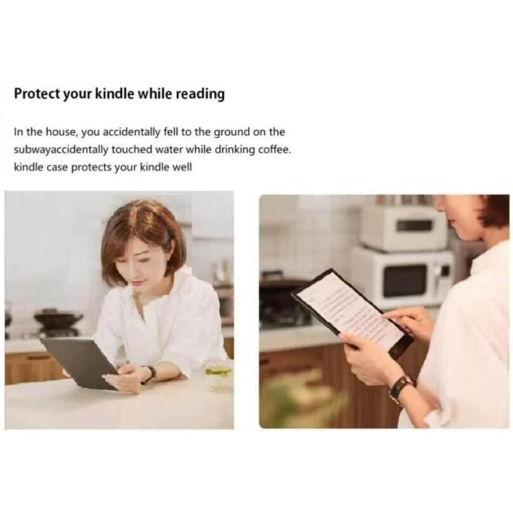 For Amazon Kindle Paperwhite 4 (2018) Case Four Corner Protection Transparent Tablet TPU Cover