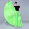 Women's 360-degree Satin Long Skirt Belly Dance Long Skirt Dance Practice Long Skirt Solid Color Dance Skirt