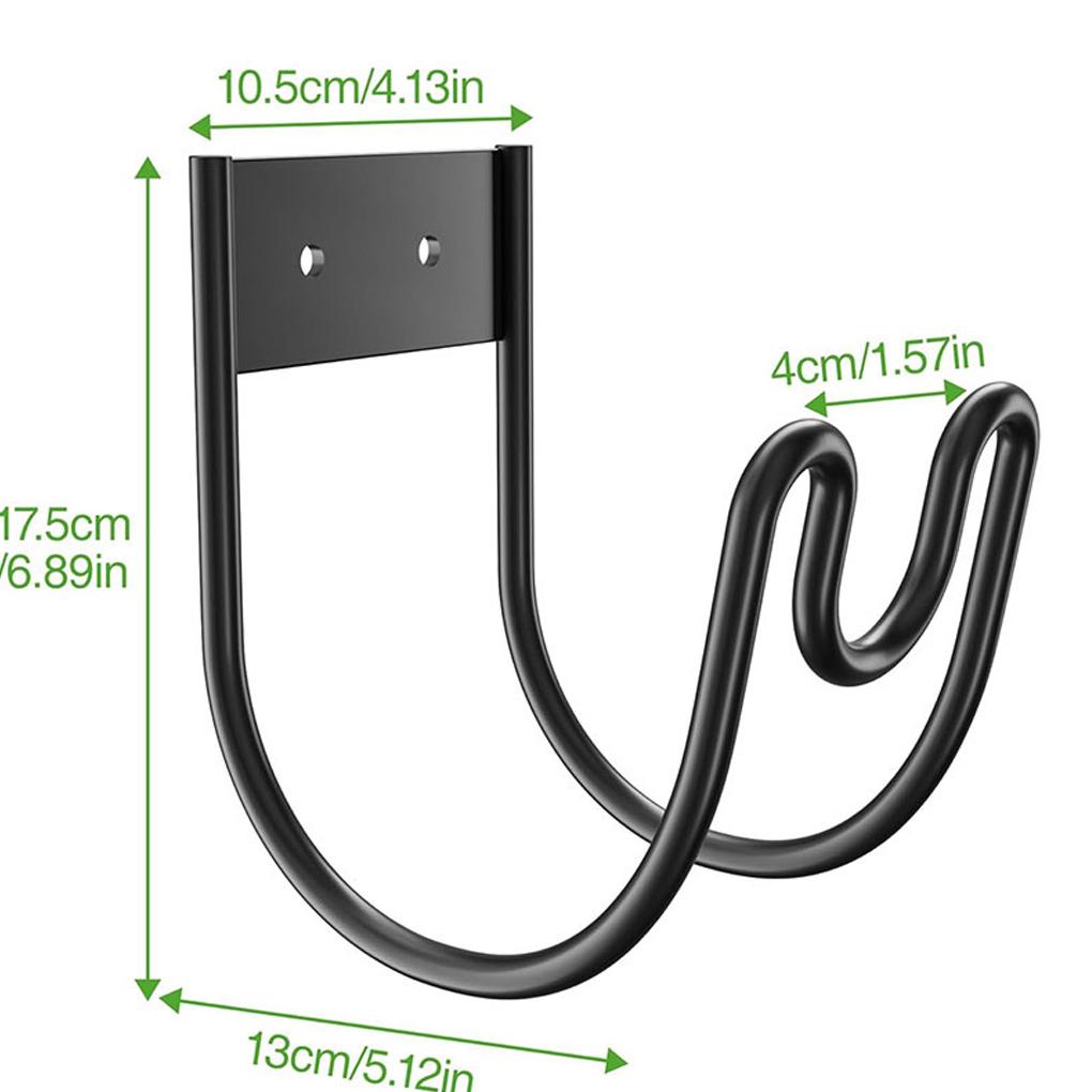 Heavy Duty Metal Hose Holder Wall Mounted Hose Reel For Garden Hose Storage Hose Reels Without Hose