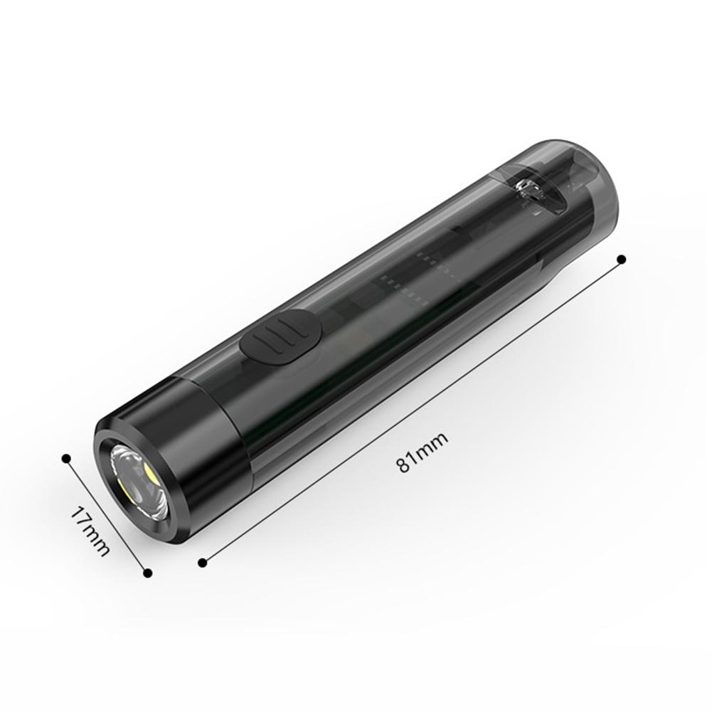 LED Multifunktionale Pfeifenleuchte Camping Handheld Schlüsselanhängerleuchte 3-Stufen-Einstellung Taschenlampe Notpfeife mit Lanyard