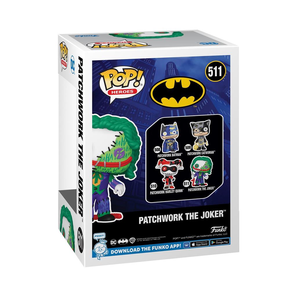 DC Comics Batman Patchwork Joker Figure Funko Pop! Patchwork Joker Funko