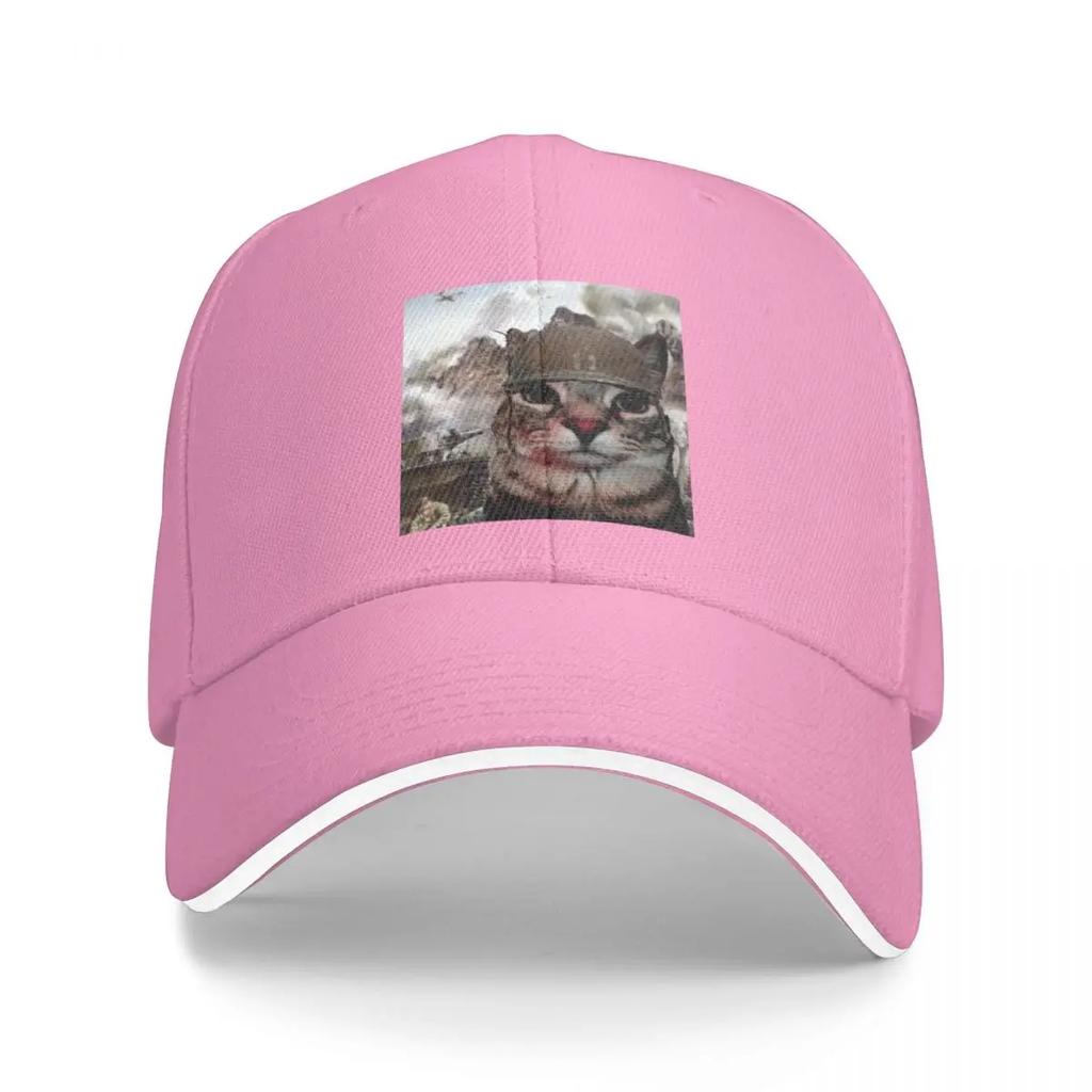 Thousand Yard Stare Cat Funny Meme Baseball Caps Casquette Unisex Women Hats