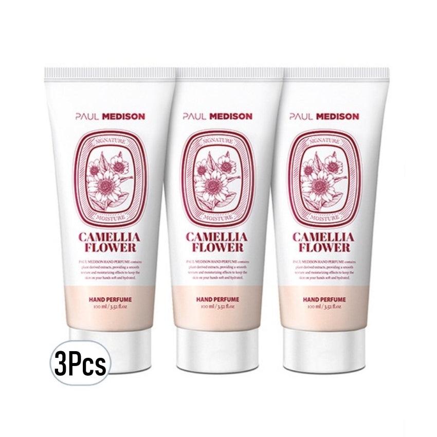 Paul Medison Camellia Flower Hand Perfume Cream 100ml*3Pcs/6Pcs