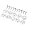 20pcs UTV Skid Plate Washer Bolt Set 7556065 Rugged Metal Replacement for Polaris RZR 570 800 900