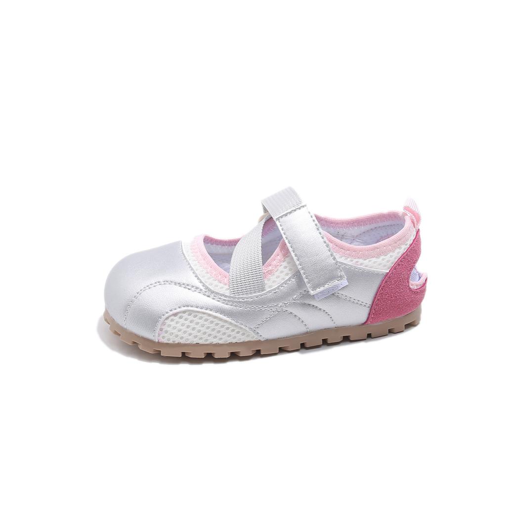 2025 spring and summer new girls small leather shoes Mary Jane shoes flat-bottomed versatile casual shoes puff single shoes leather shoes