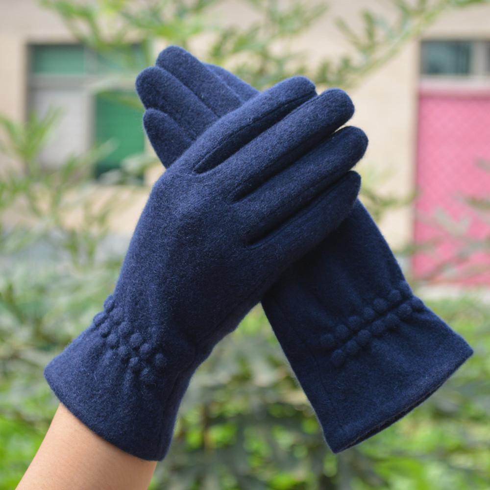 Wełniane, kaszmirowe, damskie, ciepłe, dotykowe, zimowe, codzienne rękawiczki