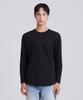 Dibeullu Tailored Crew Neck Long Sleeve Black