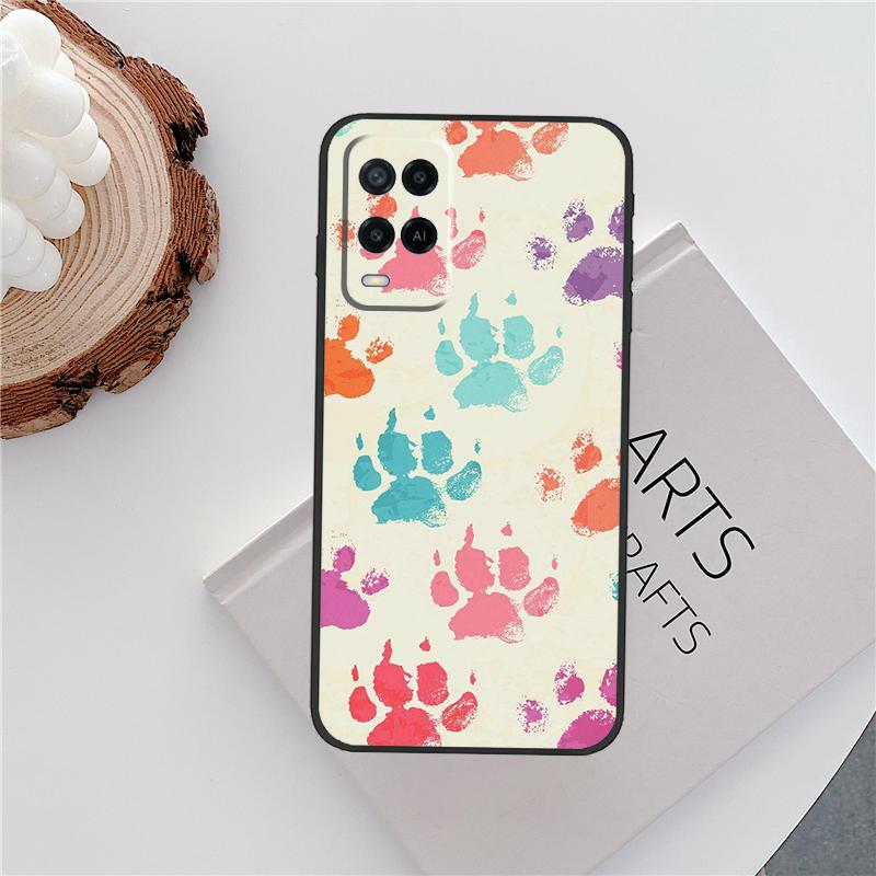 Dog Friends Cat Pet Paws Case For Oppo A15 A80 A60 A40 A94 A54 A98 A78 A18 A38 A58 A16 A76 A96 A17 A77 A74 A57S Cover