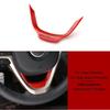 Red U-shaped Steering Wheel Frame Cover Trim For Jeep Cherokee 2014+ Accessories