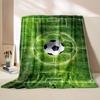 Football Theme Blanket, Soft Throw Blanket for Home Bedroom Bed Sofa Picnic Travel Office Rest Cover Blanket Kids Birthday Gift