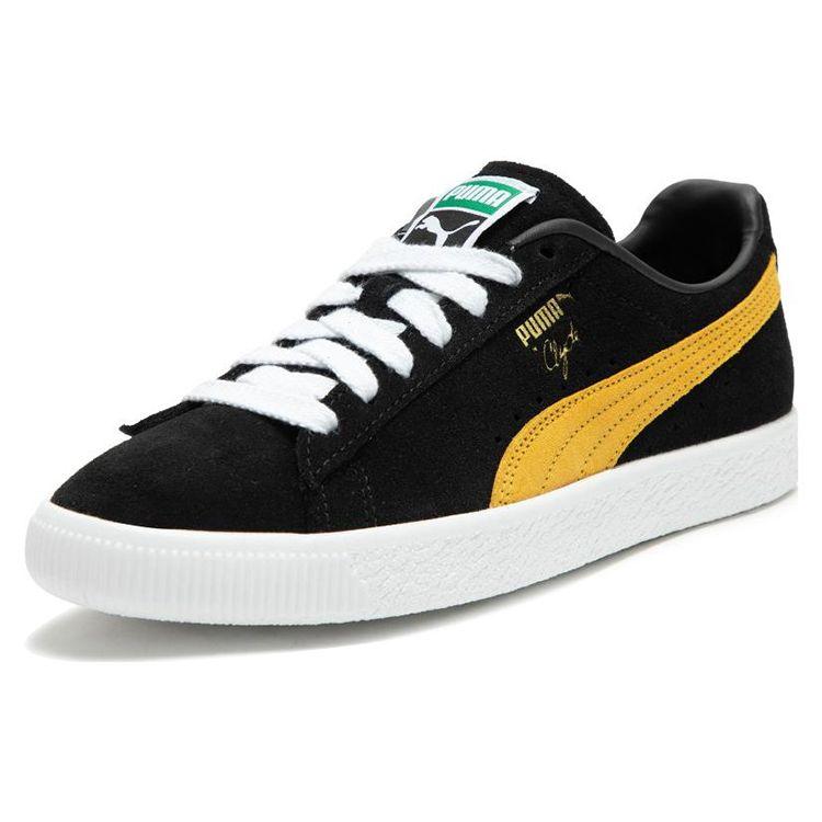 Puma Clyde OG Black Yellow Unisex Sneakers 391962-05