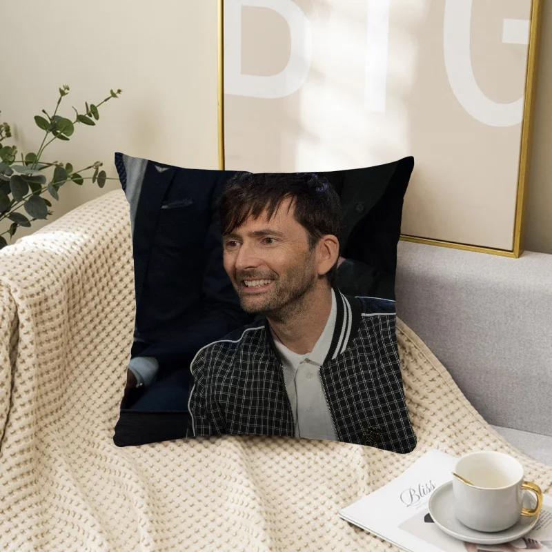 Kissen David Tennant Dekorative Kissenbezüge für Kissen 45x45 Kissenbezüge Sofakissen Kissenbezug Deko 40x40 Autodekoration