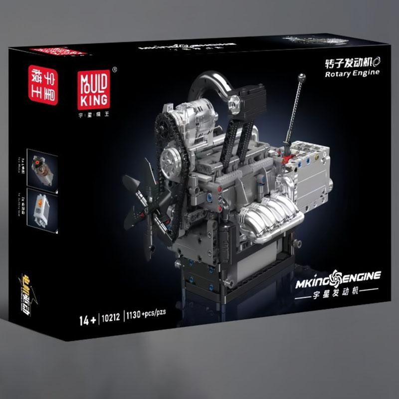 Mould King 10088 535pcs Technical Electrically Driven V8 Engine Building Block Model Kit For Adults Creative Assembly Brick Toys