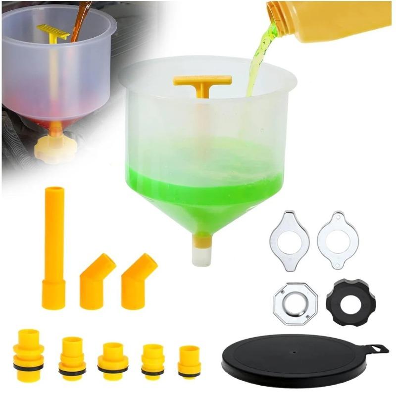

15PCS Car Cooling System Maintenance Kit - Radiator Coolant Funnel & Bleeder Tool Set