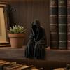 Faceless Shadow Statue, Abstract Dark Art Craft, 3D Printed Home Office Desk Decor, Mysterious Silhouette Sculpture for Shelf or Mantel