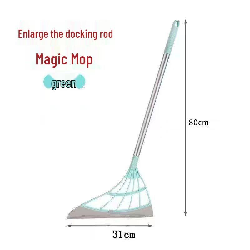 

Black Technology Magic Broom: Hair Sweeping Mop & Bathroom Squeegee Artifact