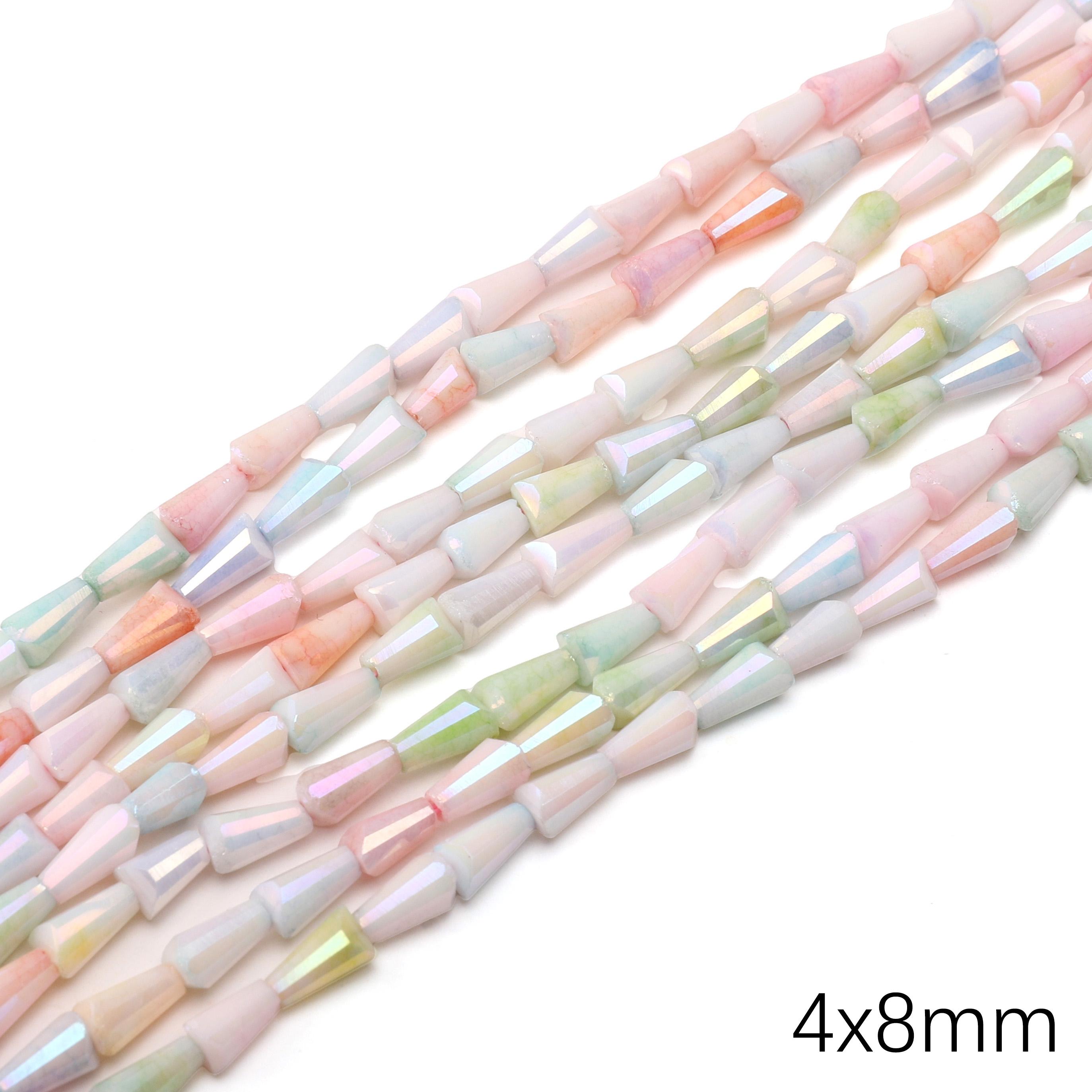 10 шт. Стеклянные Хрустальные Имитация Фарфоровые Бусины Для Изготовления Украшений DIY Браслета Ожерелья 11