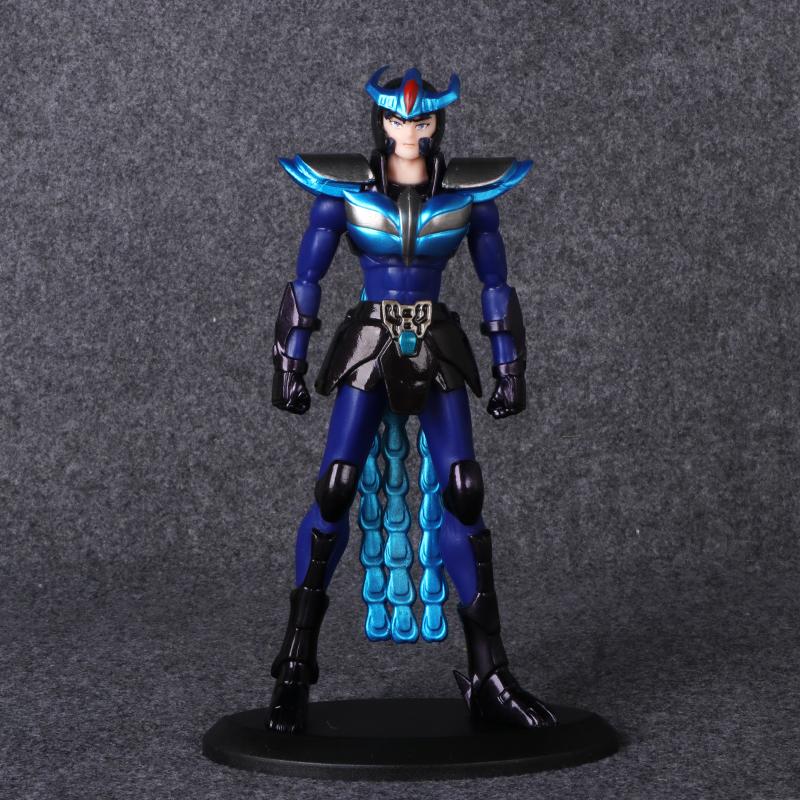 19CM Anime Saint Seiya Black Sanits Figure Multiple Models Standing Posture Animation Model Toys Gifts Collection Decoration