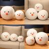 Adorable White Snowman Plush Doll Cushion For Christmas Perfect Holiday Gift For Kids