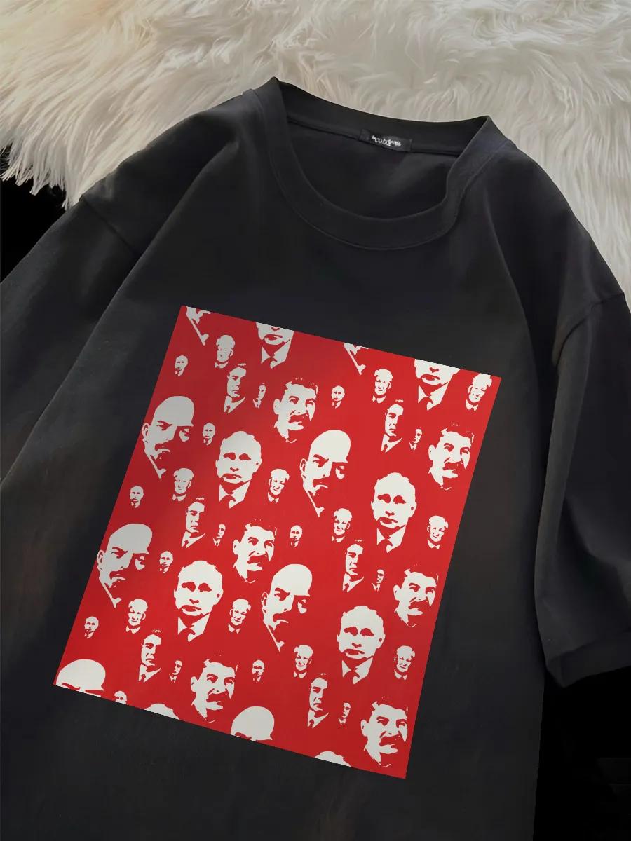 Oversized black T-shirt with y2k print 3XL