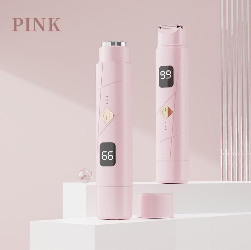 Dual-Head Women's Electric Epilator & Pubic Hair Trimmer