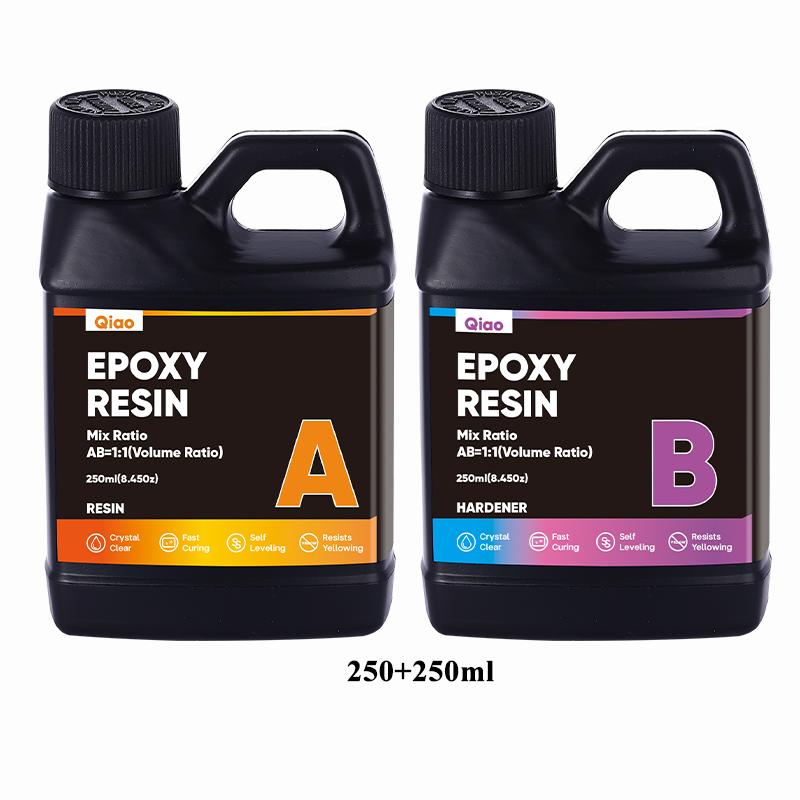 Bubble-Free Epoxy Resin Kit – Crystal Clear, Anti-Yellowing, 1:1 Easy Mixing Epoxy Resin for DIY Crafts Resin Molds