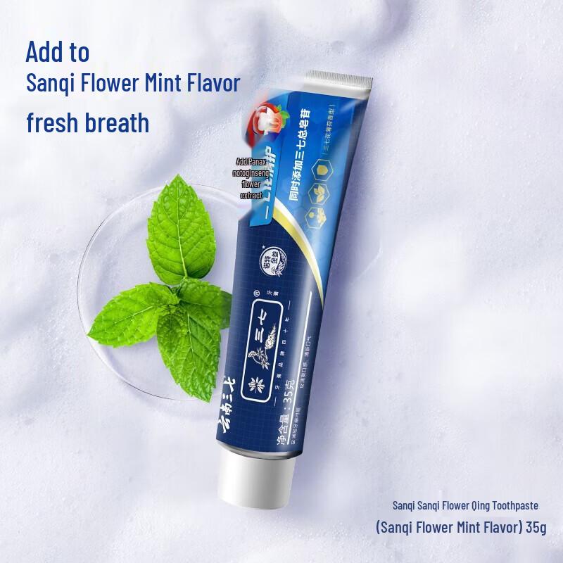 Sanqi Classic Mint Travel Toothpaste Set