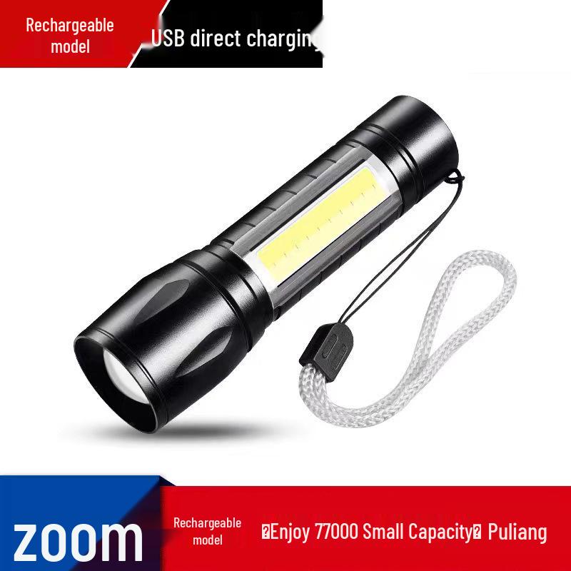 Rechargeable Super Bright Waterproof Flashlight for Outdoor, Household, and Emergency Use