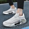 Men's Breathable Knit Running Shoes Blade Sole Non-slip Lightweight Athletic Sneakers