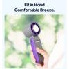 Outdoor Foldable Portable Handheld Fan Mini Cooling Rechargeable 3600mAh 100-level Free Control High Speed Turbo Fan