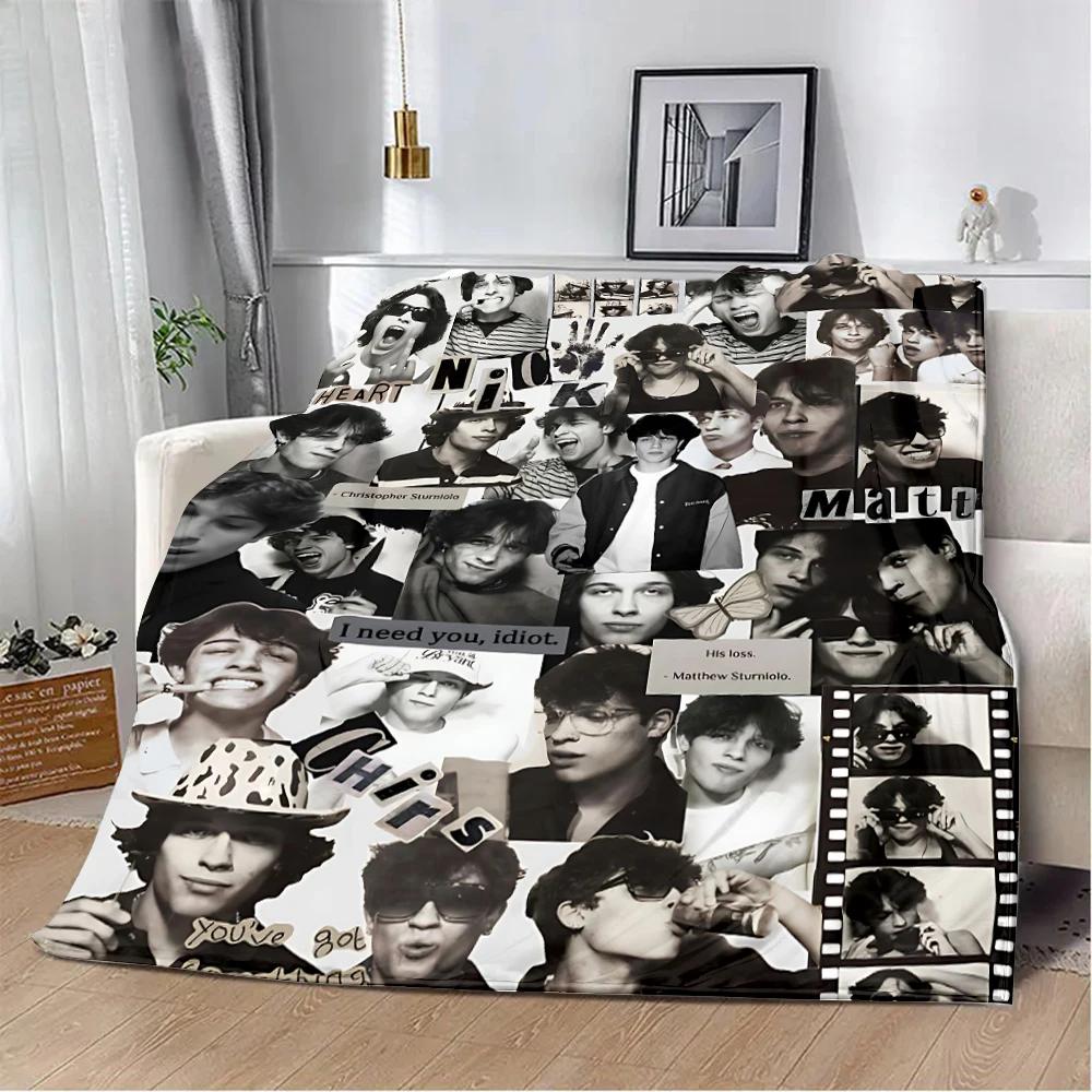 

Sturniolo Triplets Печатное одеяло Одеяла для пикника Теплое одеяло Мягкое и удобное одеяло Для дома и путешествий Подарок на день рождения 75x100CM 30x40nch