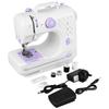 Uk Plug Portable Electric Sewing Machine Built-in 12 Stitches Foot Pedal Household Mini Sewing Machines For Biginners Diy Craft