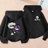 Murder Drones Printed Zip Up Outerwear Hoodie Children Clothes Kids Girls Boys Zipper Sweatshirt Baby Casual Tops Fashion Hoody