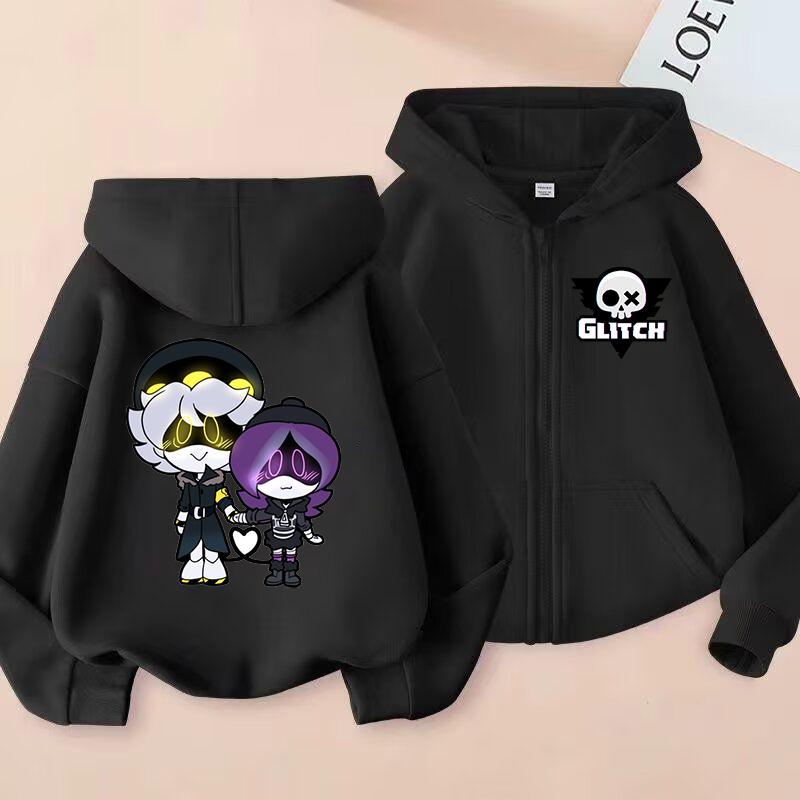 Murder Drones Printed Zip Up Outerwear Hoodie Children Clothes Kids Girls Boys Zipper Sweatshirt Baby Casual Tops Fashion Hoody