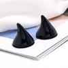 Novelty Black Cartoon Horns Resin Sticker Cosplay Horns Costume Quality Decoration Accessory for Personalized Style Lover