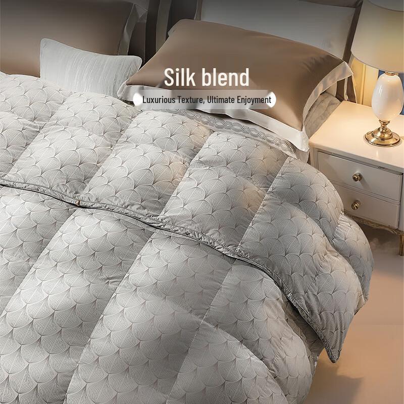 Fuanna 95% Imported White Goose Down Winter Comforter