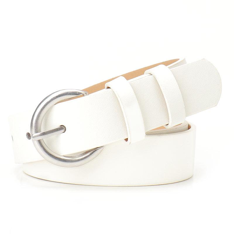 New Ins Trendy Pin Buckle Women's Belt Korean Version Simple Decorative Coat Jeans High-end Belt for Women