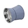 Cat Stainless Steel Bowl Increased Neck Protective Heavy Duty Cat Double Bowl for Cats DogsBlue